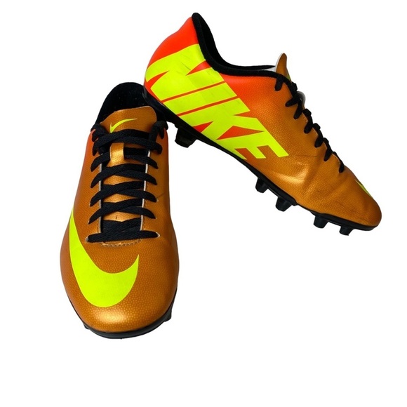 Nike Other - Nike Mercurial Football Soccer Cleats Orange Yellow Size 7